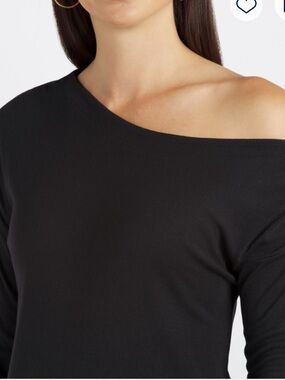 THREADS 4 THOUGHT Leoni Feather Rib Off Shoulder Long Sleeve Knit Top XL BNWT